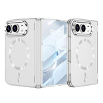 GKK Integrated Phantom CD Pattern Magnetic Folding Hinge Full Coverage Phone Case, For iPhone Duo