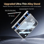 GKK Prism Hinge Full Coverage Side Holder Slim Ring Magnetic Phone CaseCase, For iPhone Duo
