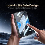 GKK Prism Hinge Full Coverage Side Holder Slim Ring Magnetic Phone CaseCase, For iPhone Duo