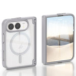 Spring Hinge Magnetic Integrated Film Phone Case, For iPhone Duo