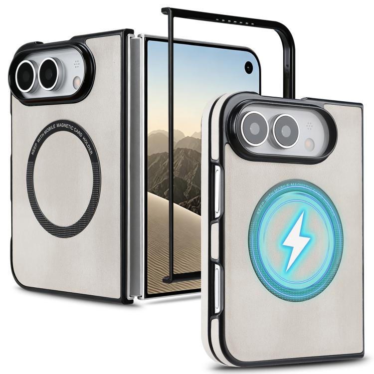 Folding Magnetic PU Phone Case, For iPhone Duo