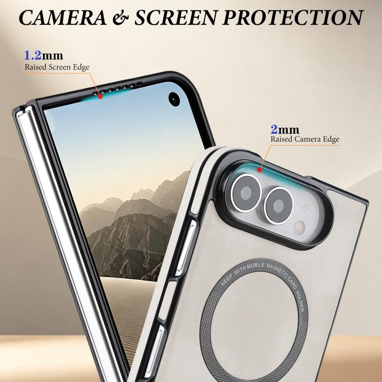 Folding Magnetic PU Phone Case, For iPhone Duo
