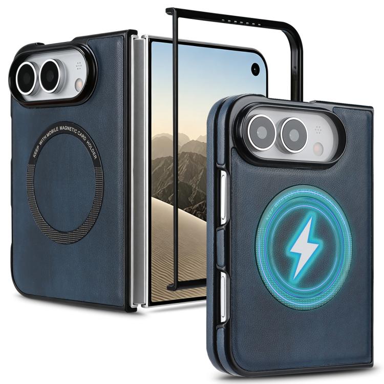 Folding Magnetic PU Phone Case, For iPhone Duo