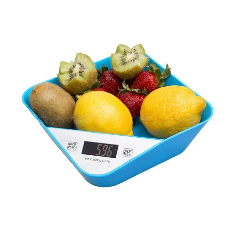 5000g x 1g Bowl Shaped LED Kitchen Electronic Scale, 5000g x 1g