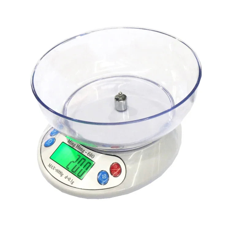 MH-680 6000g x 0.1g 2.2 inch LCD Digital Electronic Kitchen Scale, MH-680 6kg x 0.1g