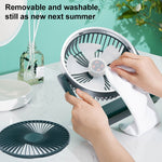 F701 Desktop Electric Fan with LED Display