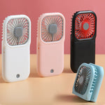 F20 Electroplating Handheld Fan Portable Desktop Folding Mute USB Hanging Neck Fan, F20 (Green), F20 (Blue), F20 (White), F20 (Pink)