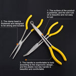 11 Inch Multi-function 0 Degree Straight Needle-nosed Pliers Hand Tool, 0 Degree Straight