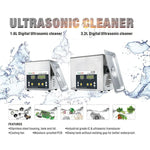 BAKU BK-2000 120W 3.36L LCD Display Heating Ultrasonic Cleaner with Basket, AC 220V, EU Plug, BK-2000 120W 3.36L 220V