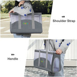 FUNADD Portable Breathable Pet Bag Outdoor Shoulder Tote Bag, Breathable Pet Bag
