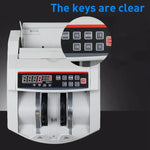 2108UV/IR Portable Multi-Currency Currency Counter, Specification: AU Plug, 220V AU Plug