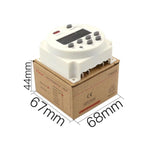 CN101A DC12V Microcomputer Time Switch Digital LCD Power Timer, DC12V