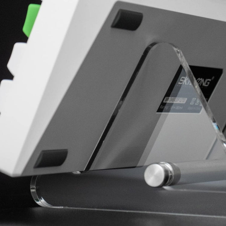 YX003-1 Single Layer Transparent Acrylic Detachable Keyboard Stand, YX003-1