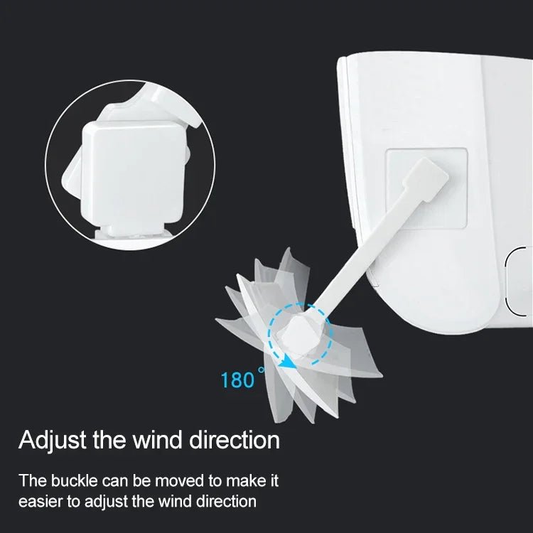 Bedroom Wall-Mounted Baby Universal Anti-Straight Blowing Air Conditioning Windshield Wind Deflector Shroud, M Hole Version, M Hole Version