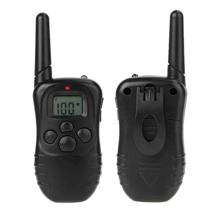 Rechargeable and Waterproof 300m Remote Pet Dog Training Collar with LCD display, 300m Remote