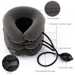Household Full Cashmere Cervical Traction Instrument Neck Protection Inflatable Cervical Spine Massage Instrument, Full Cashmere (Purple), Full Cashmere (Rose Red), Full Cashmere (Black), Full Cashmere (Coffee), Full Cashmere (Grey), Full Cashmere (Blue)