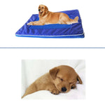 Summer Dog Pad Bed House Pet Cool Down Pad Detachable Dog Mat Cushion,Medium, Size:63*44*4cm, Size:63*44*4cm