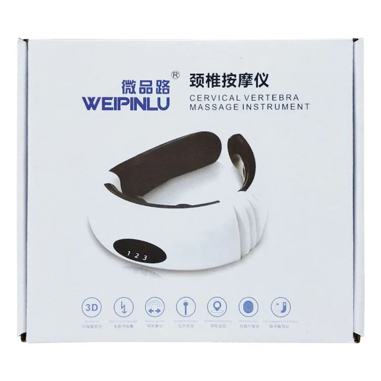 USB Charging 1300 mAh Electric Back Neck Shoulder Electrical Pulse Electric Shock Body Massager, USB Charging