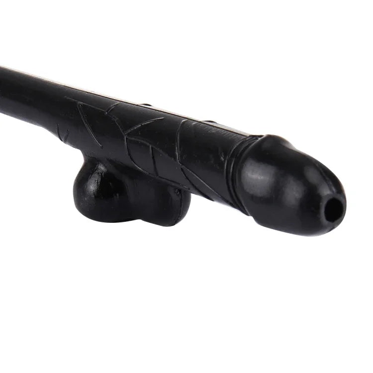 10 PCS Dicky Sipping Straw, Length: about 19cm, Dicky Sipping Straw(Black)