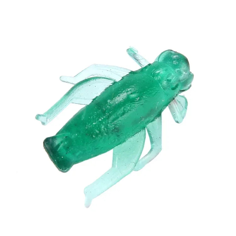 100 PCS Cricket Shape Fishing Lures Artificial Fishing Bait, Length: 2cm, Cricket Shape