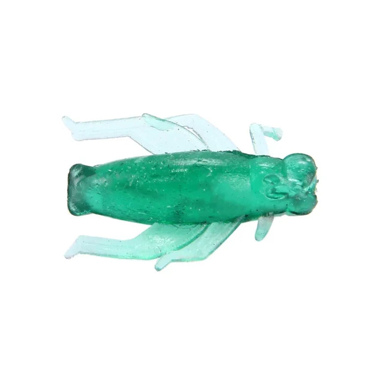 100 PCS Cricket Shape Fishing Lures Artificial Fishing Bait, Length: 2cm, Cricket Shape