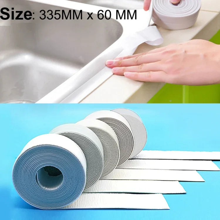 PE Kitchen and Bathroom Waterproof and Mildew Proof tape  Size:60mm x 3.35m, Mildew Proof tape