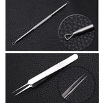5 PCS / Set Best Blackhead Extractor Tool Acne Needle Pimple Tweezers