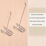 10pcs 3.5mm Supermarket Iron Grid Shelf Hook, Length: 10cm, 3.5mm  10cm