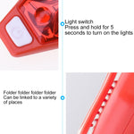Multifunctional Outdoor Bicycling Running Warning Light Bicycle Taillight LED Back Clip Light, LED Back Clip Light(Red), LED Back Clip Light(White), LED Back Clip Light(Black), LED Back Clip Light(Purple)