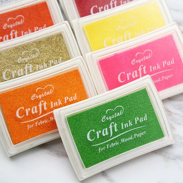 Hot Chic Child Craft Oil Based DIY InkPad Rubber Stamps 15 Colors, Inkpad 4