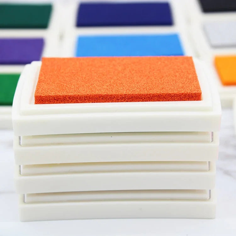 Hot Chic Child Craft Oil Based DIY InkPad Rubber Stamps 15 Colors, Inkpad 4