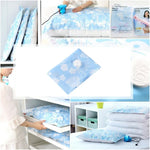Space Saving Orchids Pattern Vacuum Storage Bag, Thinken Quilts Clothing Vacuum Seal Storage Bag, Size: 100*130 cm, Size: 100*130 cm