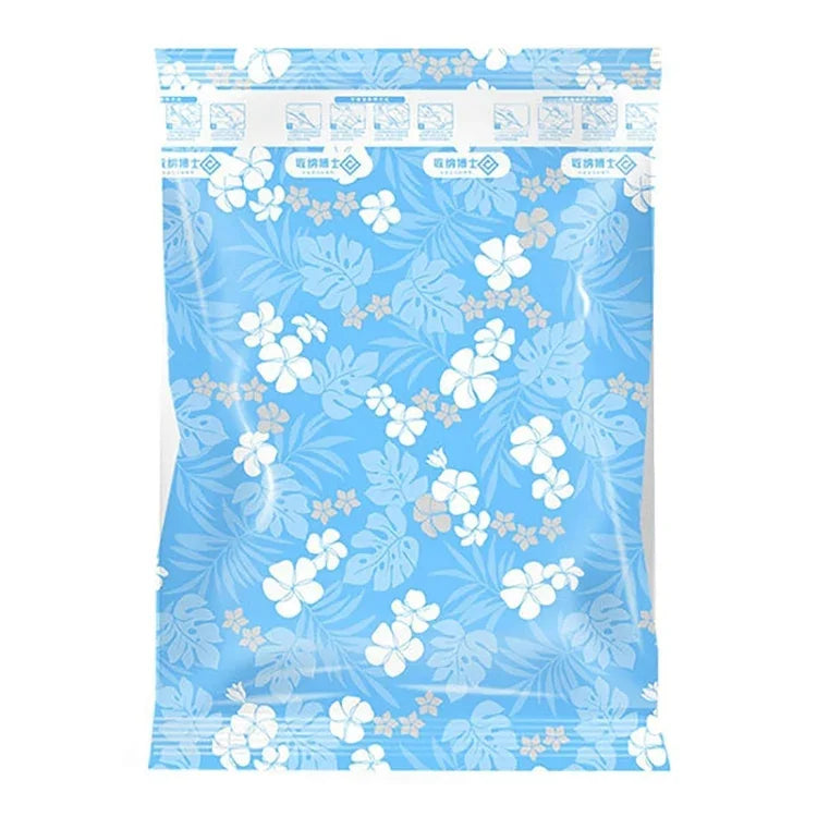Space Saving Orchids Pattern Vacuum Storage Bag, Thinken Quilts Clothing Vacuum Seal Storage Bag, Size: 80*110 cm, Size: 80*110 cm