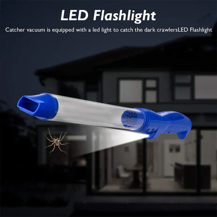 SK818 USB Charging Insects Bugs Suction Traps Electric Pest Spider Catcher with LED Light, SK818 Blue