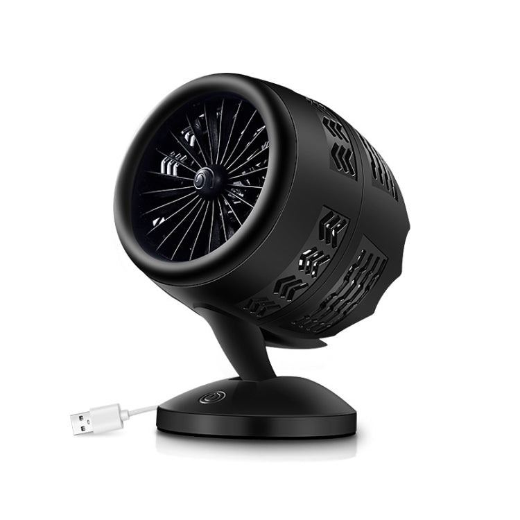 Portable Adjustable Mini USB Charging Air Convection Cycle Desktop Electric Fan Air Cooler, Support 2 Speed Control