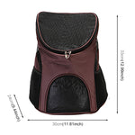 Portable Folding Nylon Breathable Pet Carrier Backpack, Size: 33 x 30 x 24cm, Size: 33 x 30 x 24cm Coffee, Size: 33 x 30 x 24cm Blue, Size: 33 x 30 x 24cm Red, Size: 33 x 30 x 24cm Black