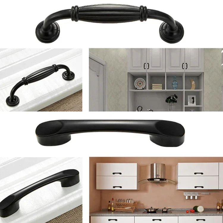 1052-64 Simple Cabinet Door Handle Drawer Wardrobe Zinc Alloy Handle, 1052-64