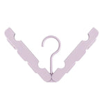 Foldable Clothes Hanger Drying Rack with 4 Hidden Clips for Home / Travel, Random Color Delivery, Foldable Clothes Hanger