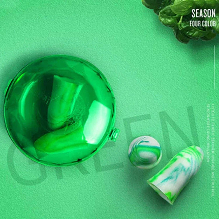 4 PCS / Set Travel Sleep Noise Prevention Earplugs Improve Sleep Hearing Protection, Random Color Delivery