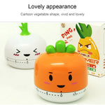 Vegetable Kitchen Timer Cooking Mechanical Timing Tool Count Down Alarm, Random Color Delivery, RB208