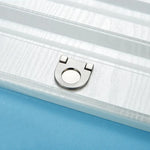 1052-32 Simple European Furniture Drawer Hidden Buckle Handle (Brushed), 1052-32