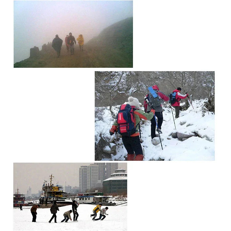 One Pair 19 Teeth Anti-Slip Ice Gripper Hiking Climbing Chain Shoes Covers, Size: M, 19 Teeth Size:M(Black), 19 Teeth Size:M(Orange)