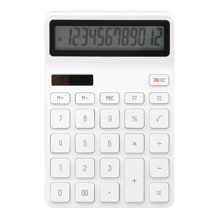 Original Xiaomi Youpin LEMO Rice Calculator 12-bit LED Display ABS Material 6 Degree Angle, 12-bit Calculator