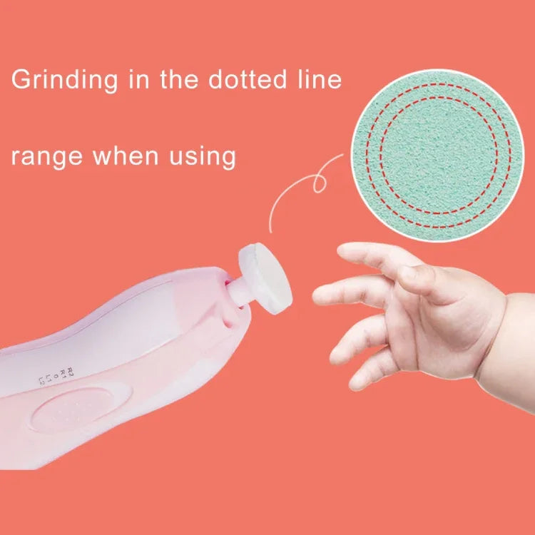 6 in 1 Baby Nail Clipper Trimmer Manicure Electric Grinding Device Tool Kit