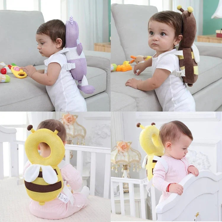 Breathable Lion Pattern Shockproof Head Pad for Baby Children Waliking, Lion