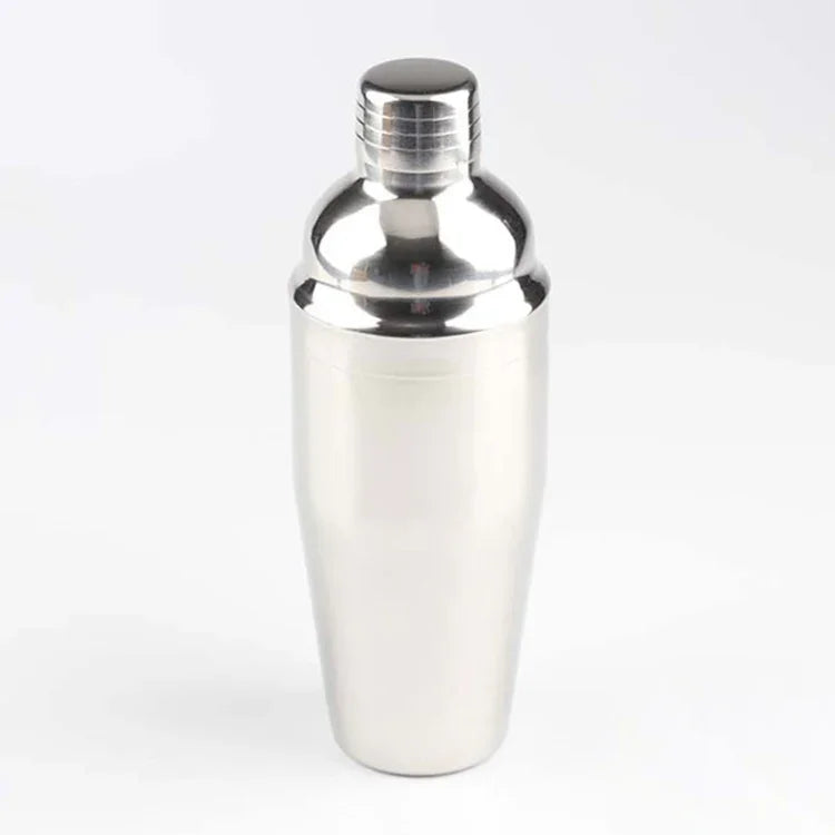 14 in 1 Stainless Steel Cocktail Shaker Tools Set with Bamboo Mount, Capacity: 750ml, 750ml, Bamboo