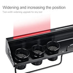 A Version 70cm 2 Cups  10 Hooks Kitchen Multi-function Wall-mounted Condiment Storage Rack, A Version 70cm 2 Cups