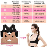 Women Ultrathin Kyphosis Correction Shoulder Support Tight-fitting Orthopedic Belt, Size:XXL, XXL