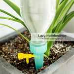 FR-258 40pcs 4/7mm Capillary Transparent Curved Drop Arrow Gardening Micro-Spray Irrigation Arrow, 12 PCS