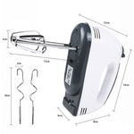KN007364 100W Household Seven-speed Adjustable Handheld Electric Egg Beater, EU Plug, KN007364